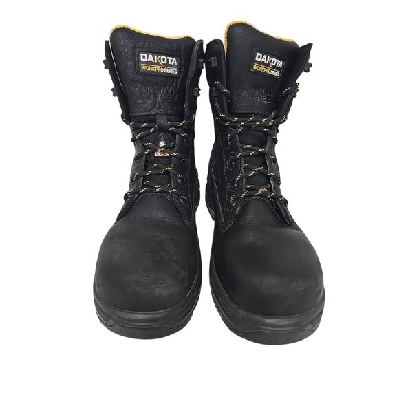 Dakota Men's 8100 8" Composite Toe Insulated Work Boot Black Size 9M - Picture 6 of 8